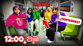 🚃 Viajamos en el último Metro 🎟️🌓 ¡BUSCANDO FANTASMAS en EL SUBTERRANEO! ⭕️