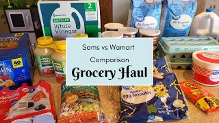 Comparing Prices at Walmart & Sam's Club | Weekly Grocery Haul for a Family of 6