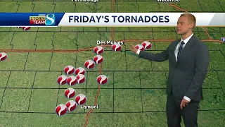 Iowa tornadoes: Count climbs to 24 tornadoes during Friday's storm