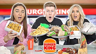 Last to STOP Eating BURGER KING Wins £1,000 - Challenge