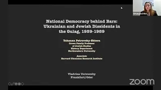 Ukrainian Studies Online Colloquium WiSe 21/22: Yohanan Petrovsky-Shtern