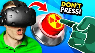 PRESS THE BUTTON TO NUKE THE WORLD In Virtual Reality (Please, Don't Touch Anything 3D VR Gameplay)