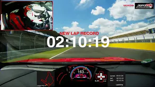 Honda Civic Type R sets a new record at the Hungaroring race track - official onboard VBOX footage
