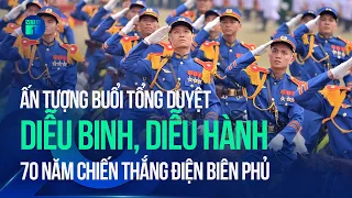 Những ấn tượng tại buổi tổng duyệt diễu binh, diễu hành 70 Chiến thắng Điện Biên Phủ | VTC1