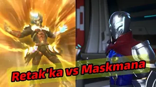 Retak'ka vs Maskmana Siapa Yang Akan Menang⁉️