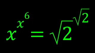 I Solved A Cool Exponential Equation