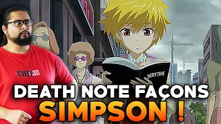 LES SIMPSONS X DEATH NOTE - REACTION