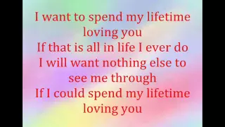 Marc Anthony&Tina Arena- I WANT TO SPEND MY LIFE TIME LOVING YOU with lyrics