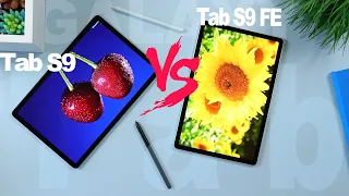 Galaxy Tab S9 FE vs Tab S9 | ULTIMATE Choice, BUT Not For Everyone!
