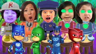 Tag with Ryan Kaji Family Real Life Costumes vs PJ Masks Heroes Catboy