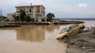 На Грецию внезапно обрушилось наводнение, есть жертвы