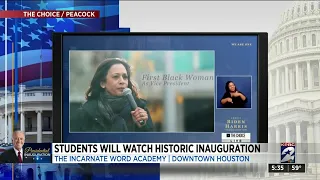 Students to watch historic inauguration