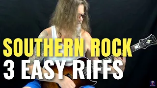Learn To Play These 3 Fun & Easy Southern Rock Riffs On Guitar