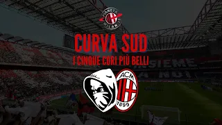 Milan, i cori più belli della CURVA SUD Milano con TESTO 🔴⚫📢