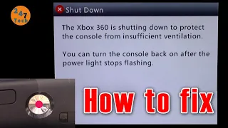 [FIXED] XBox 360 shutting down due to insufficient ventilation