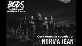 Cory Brandan vocalist of Norma Jean