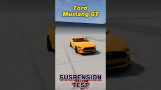 Your car's suspension test [Ford Mustang GT] #ford #mustang  #suspension #test #beamngdrive