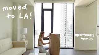 moved to LA from korea ☀️ LA apartment tour (high-rise, sky spa, cycling, sunsets, settling in)