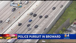 Suspected Car Thieves Lead Police On Chase Across South Florida