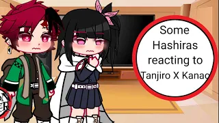 •|| Some hashiras reacting to Tanjiro X Kanao || Gacha Club ||•