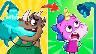 The Witch Took Away All the Water! | Best Kids Cartoons🧙🌊 | Teeny Mimi🦄