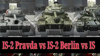 IS-2 Pravda vs IS-2 Berlin vs IS - World of Tanks Blitz