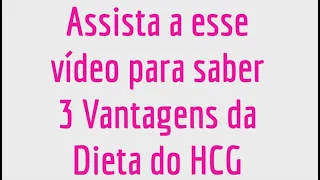 ASSISTA A ESSE VÍDEO PARA SABER 3 VANTAGENS DA DIETA DO HCG | DR. ROBSON E RAQUEL MENDES