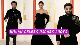 Oscars 2023: Deepika Padukone, Ram Charan, & Jr NTR Rock the Red Carpet | Academy Awards 2023