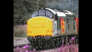 British Rail 1989 - Trains at Stoke summit ECML