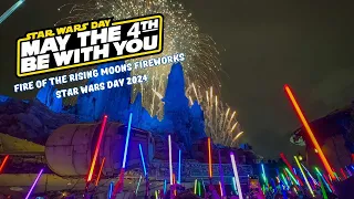 Fire of the Rising Moons Fireworks - May the 4th - Star Wars: Galaxy’s Edge - Disneyland Resort 2024