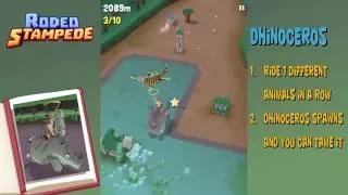 Rodeo Stampede | How to get the Dhinoceros | secret animals