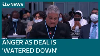 World leaders agree new climate deal at COP26 after 'disappointing' last-minute change | ITV News