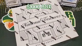 2019 National Treasures Football Unboxing. $1000 Box Opening!
