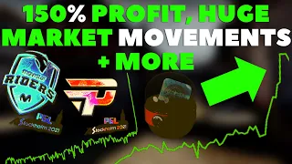 Huge 150% Profit, Massive Market Movements And More | CSGO Investing