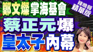 【盧秀芳辣晚報】賴清德新政府海基會董事長 內定新潮流系"北流"要角? | 鄭文燦掌海基會 蔡正元爆皇太子內幕 精華版@CtiNews