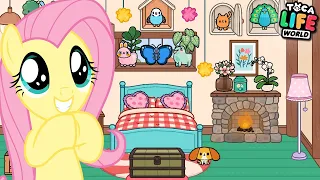 FLUTTERSHY BEDROOM DESIGN (Toca Life World)