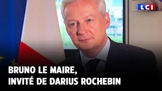 Bruno Le Maire, invité de Darius Rochebin : "Nous n'augmenterons pas les impôts jusqu'en 2027"
