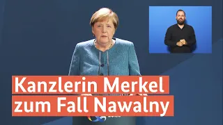 Kanzlerin Merkel zum Fall Nawalny (DGS)