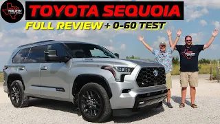 Toyota Sequoia Platinum 4X4 - PREMIUM Tow Machine - Full Review + 0-60