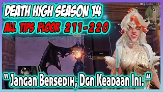 Tips Death high season 14 floor 211-220 - Lifeafter DH Tips Boss Floor