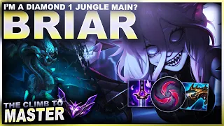 I'M NOW A DIAMOND 1 JUNGLE MAIN? BRIAR | League of Legends