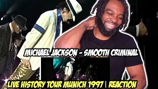 THIS IS AMAZING!! | Michael Jackson - Smooth Criminal - Live HIStory Tour Munich 1997 HD | REACTION