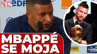 MBAPPÉ opina sobre el BALÓN DE ORO de LEO MESSI