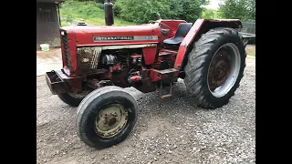 INTERNATIONAL 674 ALL WORKING CHEAP TRACTOR SOLD BY www.catlowdycarriages.com