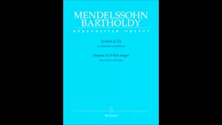 Mendelssohn - Sonata for Clarinet and Piano - 2 - Andante