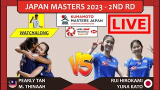 PEARLY/THINAAH 🇲🇾 vs. HIROKAMI/KATO 🇯🇵 LIVE! Japan Masters 23' 日本大师赛 L16 | Darence Chan Watchalong