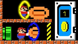 Super Mario: Mario Portal Maze Mayhem | Game Animation