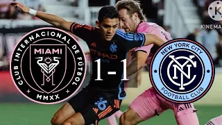 Inter Miami Vs New York City // 1-1 // Tough game but both sides earn a point