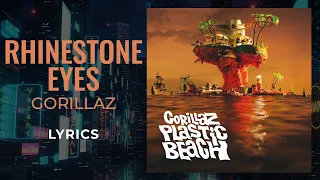 Gorillaz - Rhinestone Eyes (LYRICS) "Rain is falling like rhinestones from the sky" [TikTok Song]