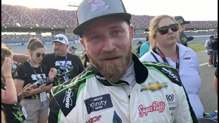 Jeffrey Earnhardt Reacts to His Second Place Run & Memories of his Grandfather